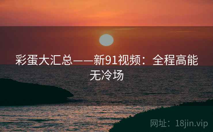 彩蛋大汇总——新91视频：全程高能无冷场