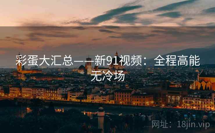 彩蛋大汇总——新91视频：全程高能无冷场